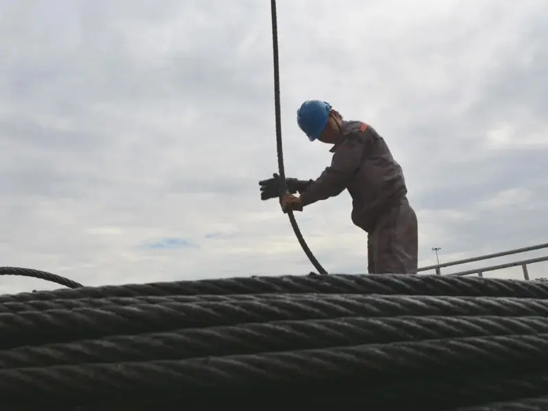 Customer from India asked about 77 1.8mm, galvanized steel wire rope